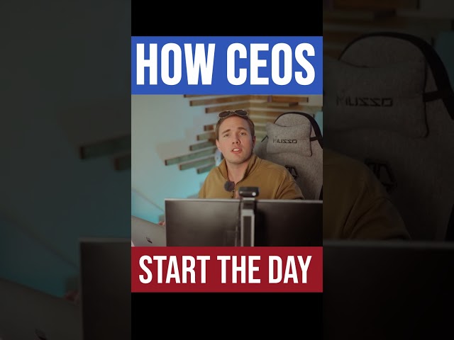 HOW CEOS START THEIR DAY | #shorts