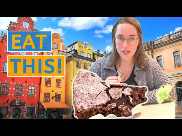 What to eat in Stockholm, Sweden / American tries Swedish Food
