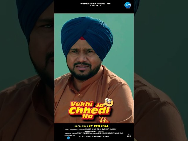 Vekhi Ja Chhedi Na 🍿 will be releasing on 23rd Feb 2024 🗓️ in your nearest theatres 🎦