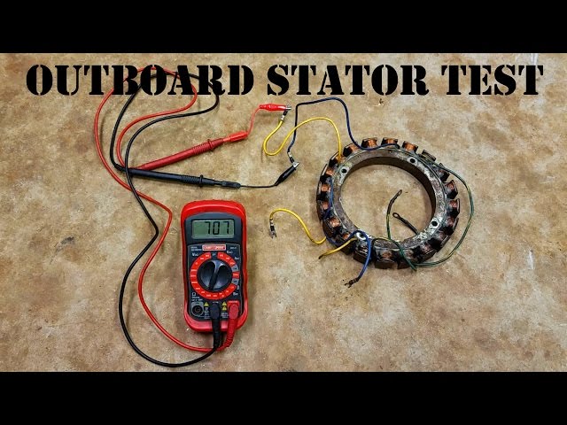 How To Test An Outboard Stator - The EASY Way!