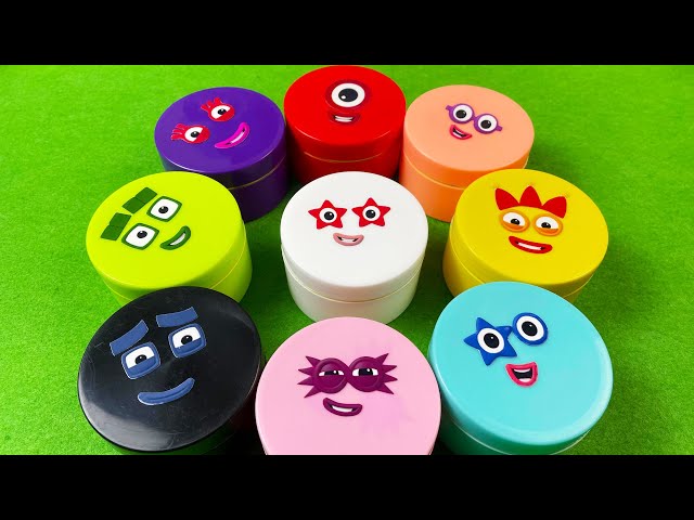 Numberblocks – Mixing Slime Coloring | Satisfying Video Slime