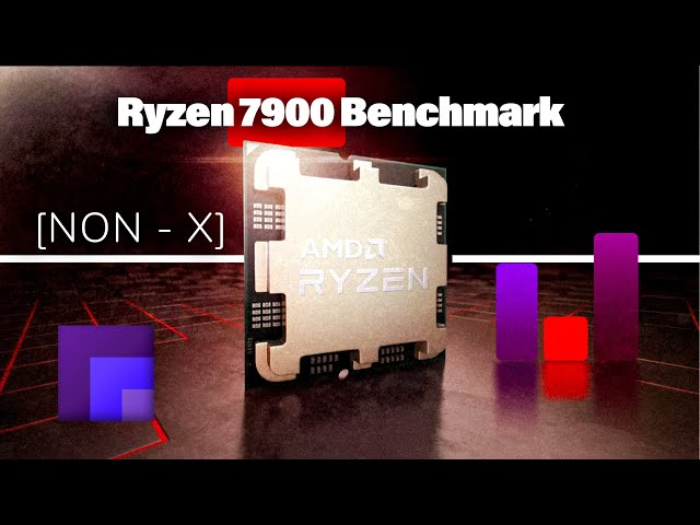 Benchmarks FIRST [Non X] Ryzen 7900 - Single Core & Multi-threaded Score - 7600 7700