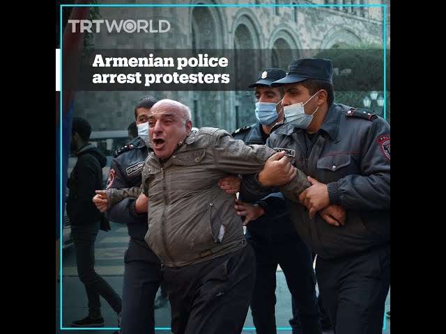 Armenian police forcefully arrest protesters