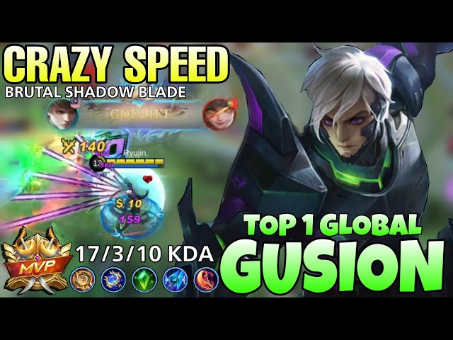 GUSION BEST BUILD 2022 | TOP 1 GLOBAL GUSION GAMEPLAY | MOBILE LEGENDS