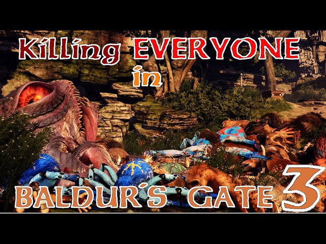 Going SCORCHED EARTH in Baldur's Gate 3 - ACT 1