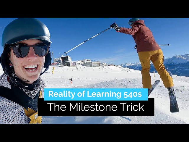 The Reality of Learning How to 540 on Skis | Milestone Tricks