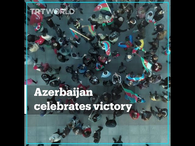 Azerbaijan celebrates victory
