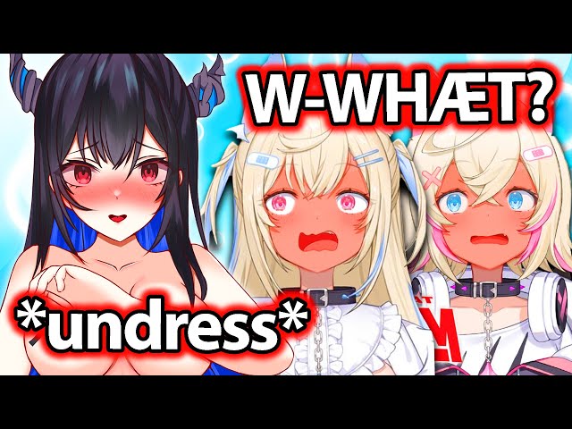 *Nerissa takes off her clothes IRL* 𝙁𝙪𝙬𝙖𝙬𝙖 & 𝙈𝙤𝙘𝙤𝙘𝙤 𝙣𝙚𝙭𝙩 𝙩𝙤 𝙝𝙚𝙧: 【Hololive EN】