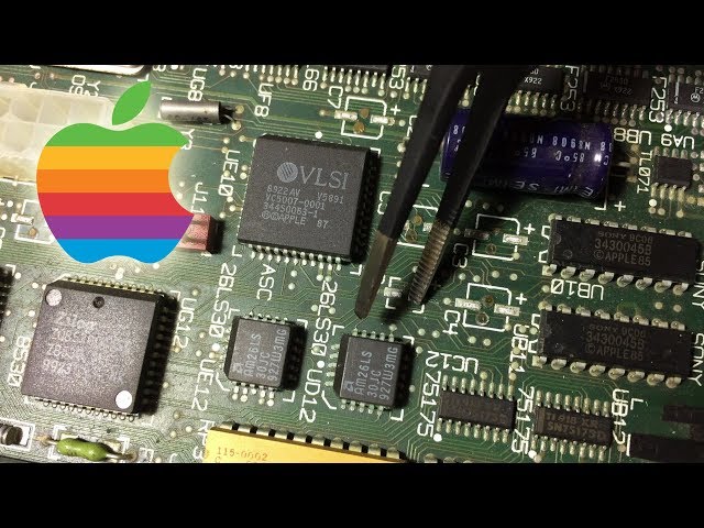 Macintosh SE/30 Capacitor Leakage Repair and Recap
