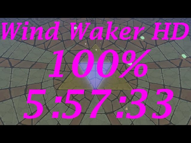 Wind Waker HD 100% Speedrun in 5:57:33