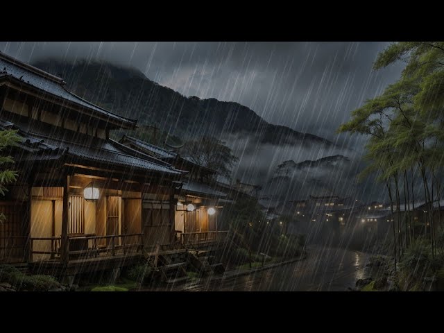 Rain Sounds for Sleeping - The Soothing sound of Rain in The Village, Reduce Your stress