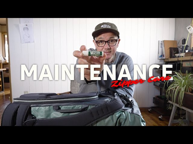 Shimoda Backpack Maintenance: Zipper Care