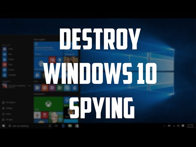 How To Stop Windows 10 Spying