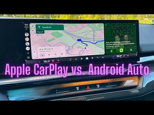 BMW i5: Apple CarPlay vs. Android Auto - Welches ist besser!?