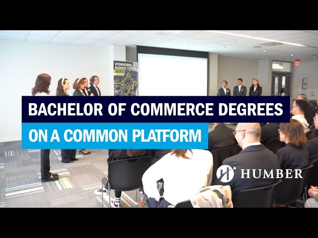 Bachelor of Commerce Degrees on a Common Platform