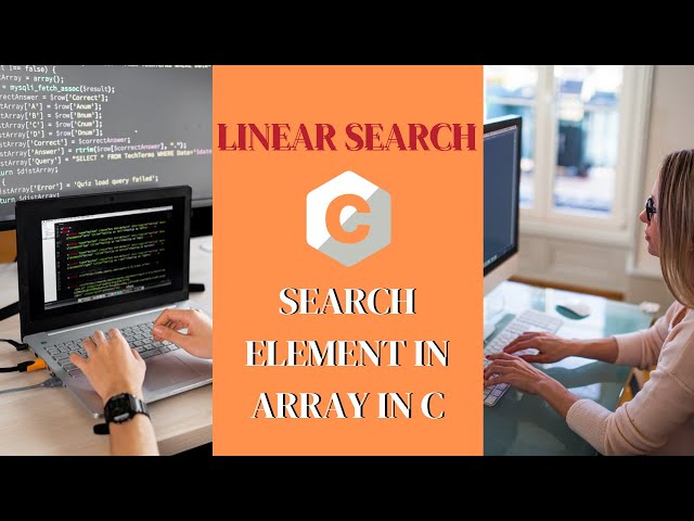 C Program to Search Element from Array || Linear Search in c programming