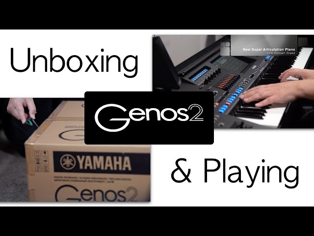 It's arrived!  Unboxing (and playing) the brand new Yamaha Genos 2