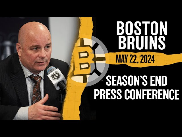 Boston Bruins End of Season Press Conference 2024