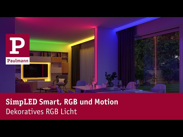 SimpLED Smart, RGB und Motion - steckerfertige Komplett-Sets für dekoratives Licht in deinem Zuhause