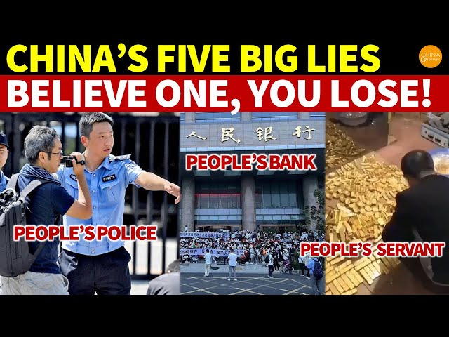China’s Five Big Lies: Believe One, You Lose!