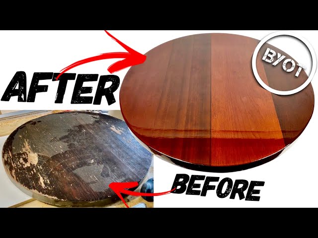 HOW TO REFINISH A TABLE // DIY Furniture Makeover