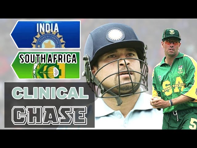 Clinical Chase Secures Victory | India vs South Africa 2000 | ODI Highlights