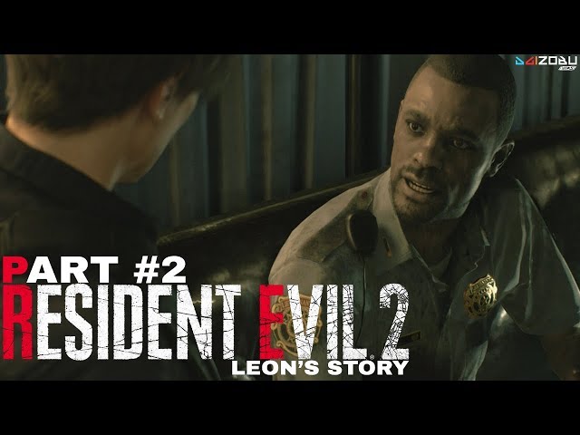 Resident Evil 2 Remake (2019) Walkthrough - Leon - #2 - RPD (PS4)