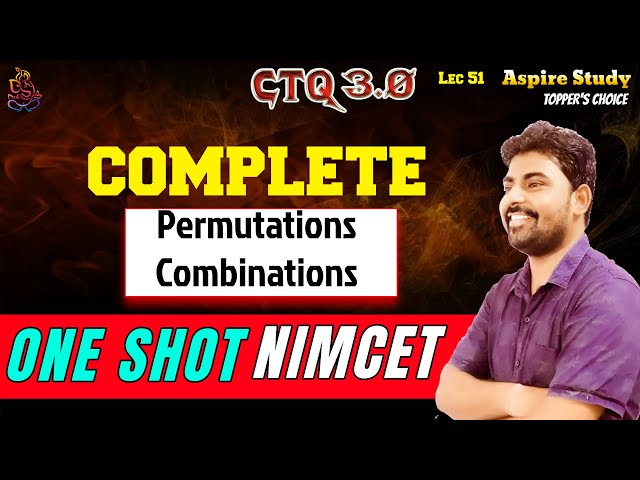 JEE Mains PYQs for NIMCET Mathematics Preparation by Aspire Study Best Insitute for MCA Entrance