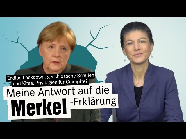 Wagenknecht contra Merkel: Warum auch der Lockdown krank macht