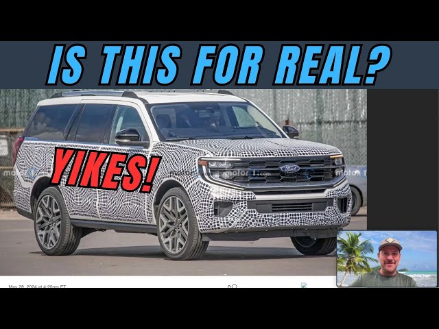 2025 Ford Expedition leaked photos Looks like a Tahoe new powertrain option | Best in Class?