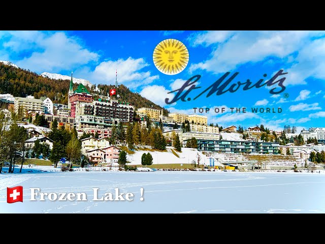 ST. MORITZ Switzerland - Luxury alpine resort town | Swiss Valley Engadin !
