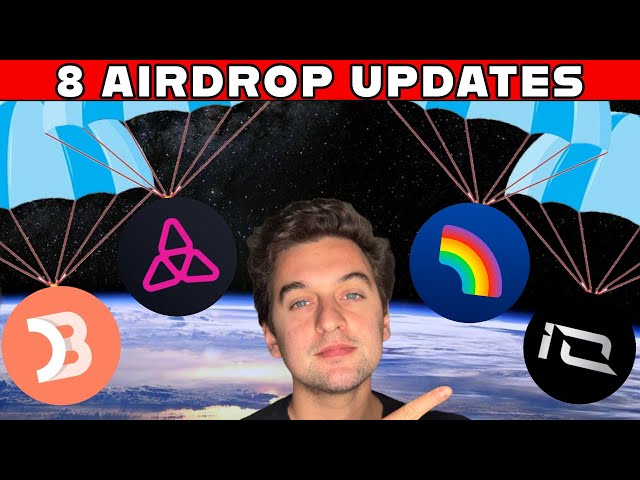 8 Important AIRDROPS Update - CLAIM 2 Airdrops