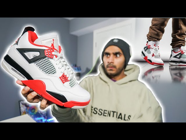 WATCH THIS BEFORE YOU BUY! | Air Jordan 4 Fire Red On Feet Review