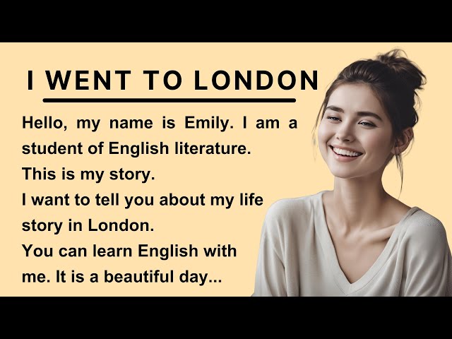 I went to London By English 5days || Learn English Through Stories || English For Beginner