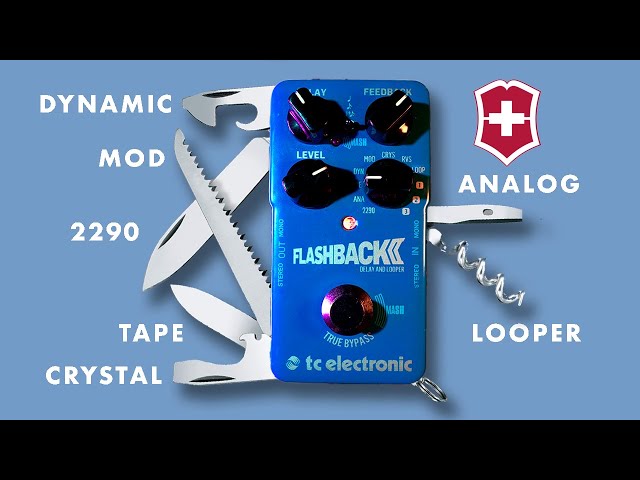 TC Electronics "Flashback" - The Swiss Army Knife of Delay Pedals