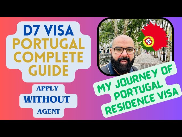 My journey to Portugal - D7 Visa 2024- Complete Guide- Apply without Agent/Consultant #d7 #portugal