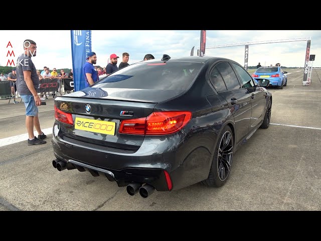 850HP Kotte Performance BMW M5 F90 Competition w/ Capristo  - LOUD Revs & Drag Racing!
