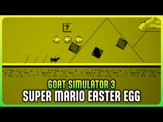 GOAT SIMULATOR 3 - Super Mario Easter Egg