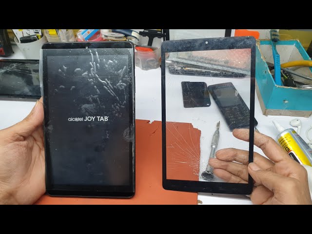 How To Alcatel Joy Tab 9029Z Broken Touch Screen Replacement Teardown Disassembly