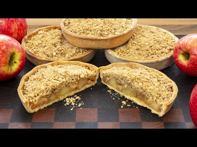 Apple Crumble Pie. 2 Amazing desserts in one dish, comfort food at its very best.