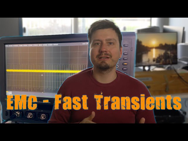 Fast Transients in Electrical Circuits. EN 61000-4-4 Tests