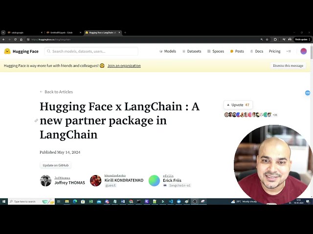 Hugging Face x LangChain:A new partner package in LangChain