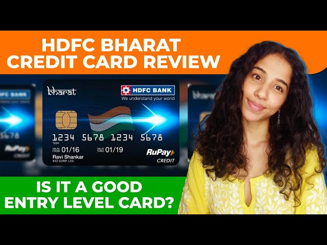 HDFC Bharat Credit Card Review I Good beginner card?