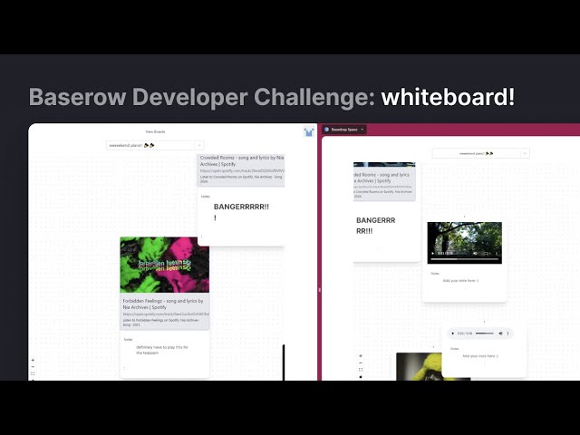 Baserow Challenge: Whiteboard extension
