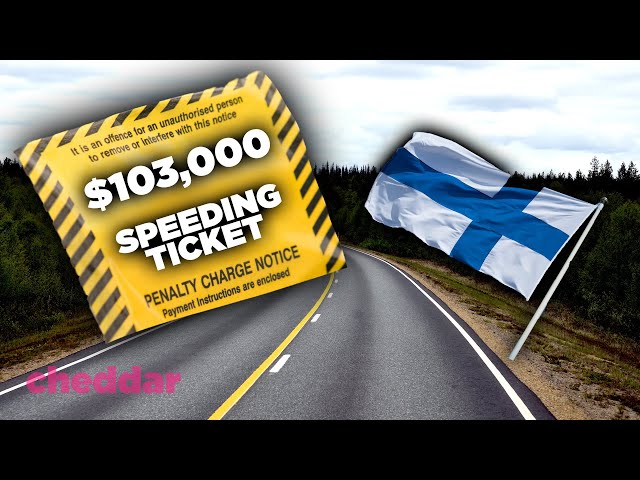 Why Finland Has $100,000 Speeding Fines - Cheddar Explains