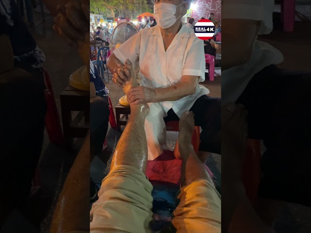Street Thai Massage at Chiang Mai #Thailand #Shorts