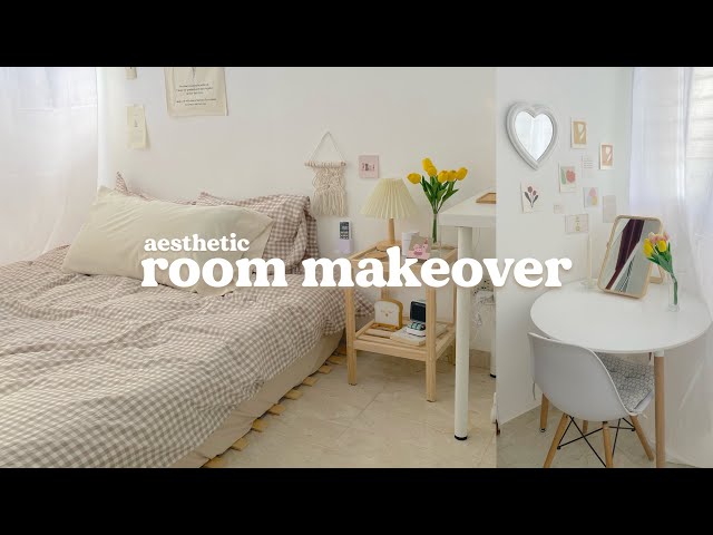 room makeover 🌷korean style and pinterest inspired ♡