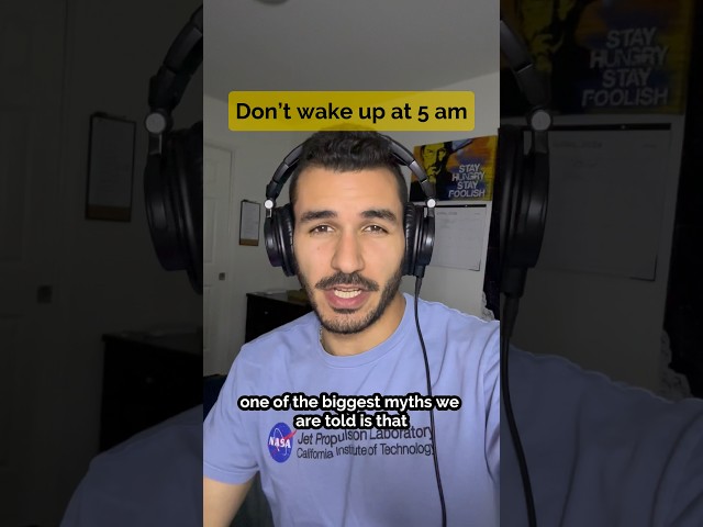 Why you shouldn’t wake up at 5am