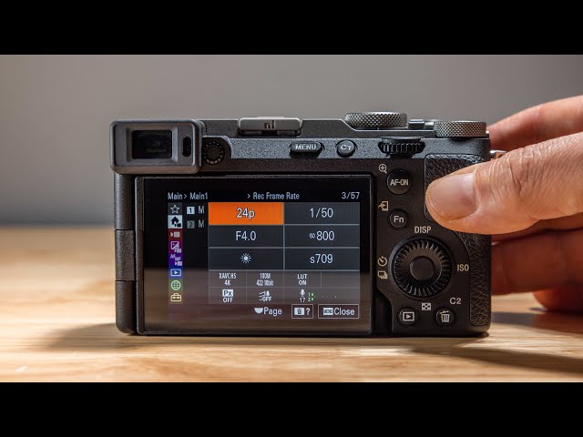 Sony A7C II Video Settings - Full Menu Setup