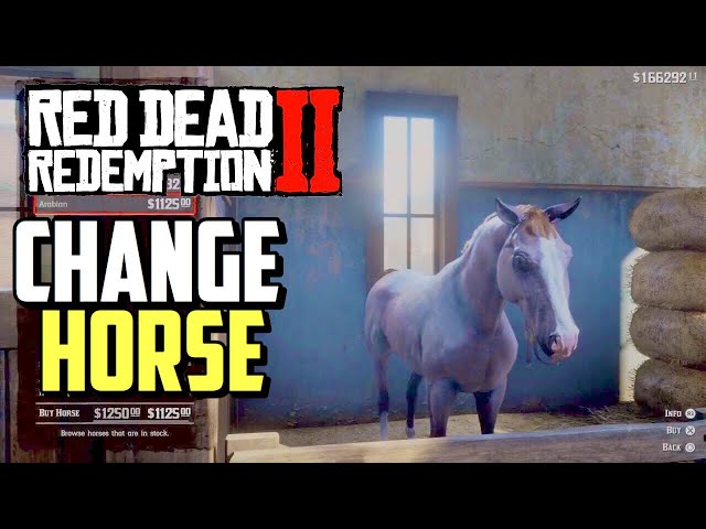 Red Dead Redemption 2 How to Change Horse